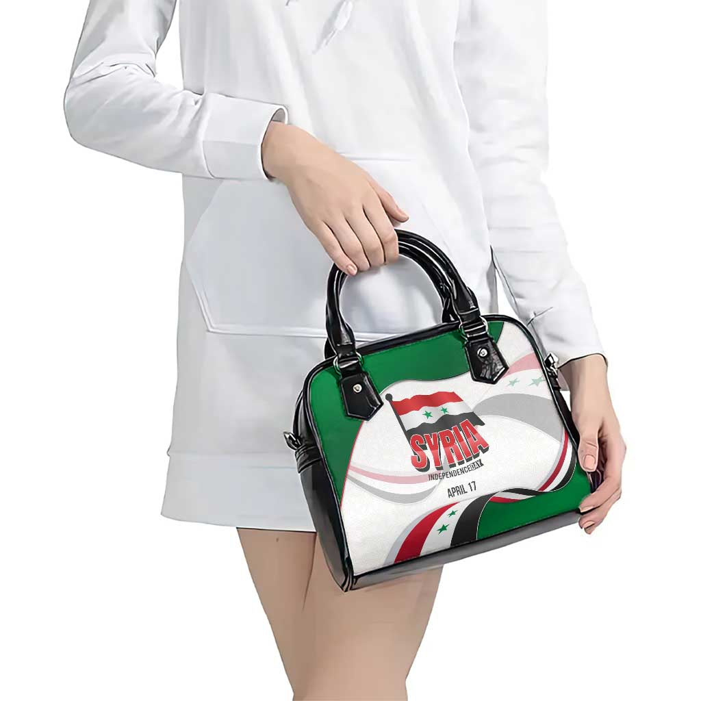Syria Independence Day Shoulder Handbag with National Flag and Emblem TS04