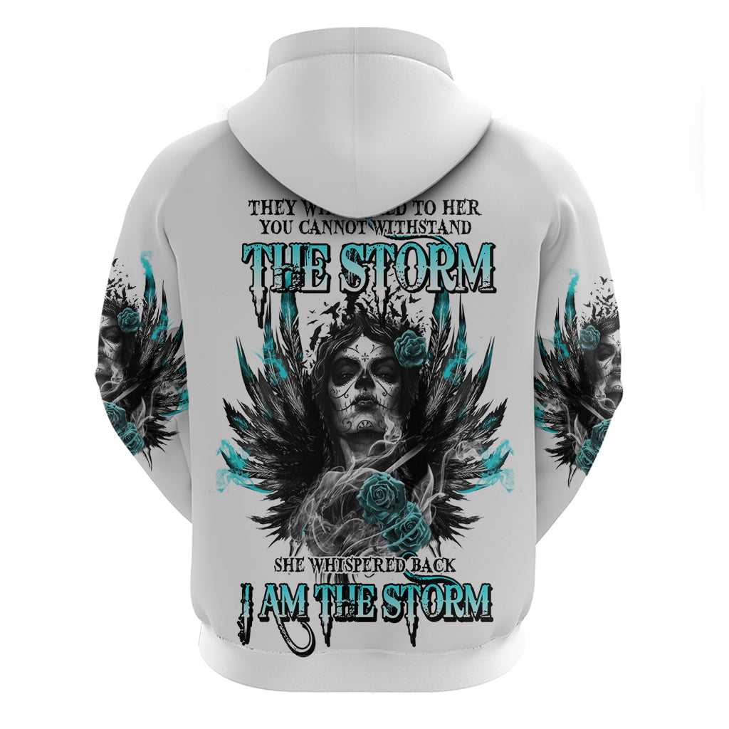 I Am The Storm Sugar Skull Hoodie TS04