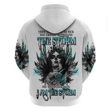 I Am The Storm Sugar Skull Hoodie TS04