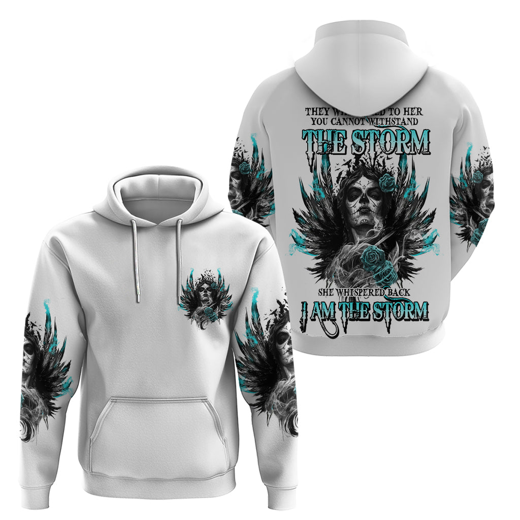 I Am The Storm Sugar Skull Hoodie TS04