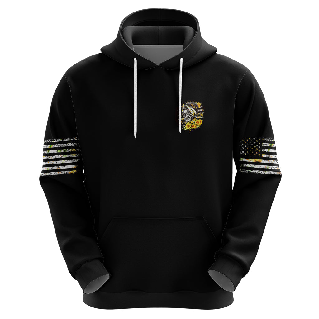 A Little Sunshine A Little Savage Skull Hoodie TS04