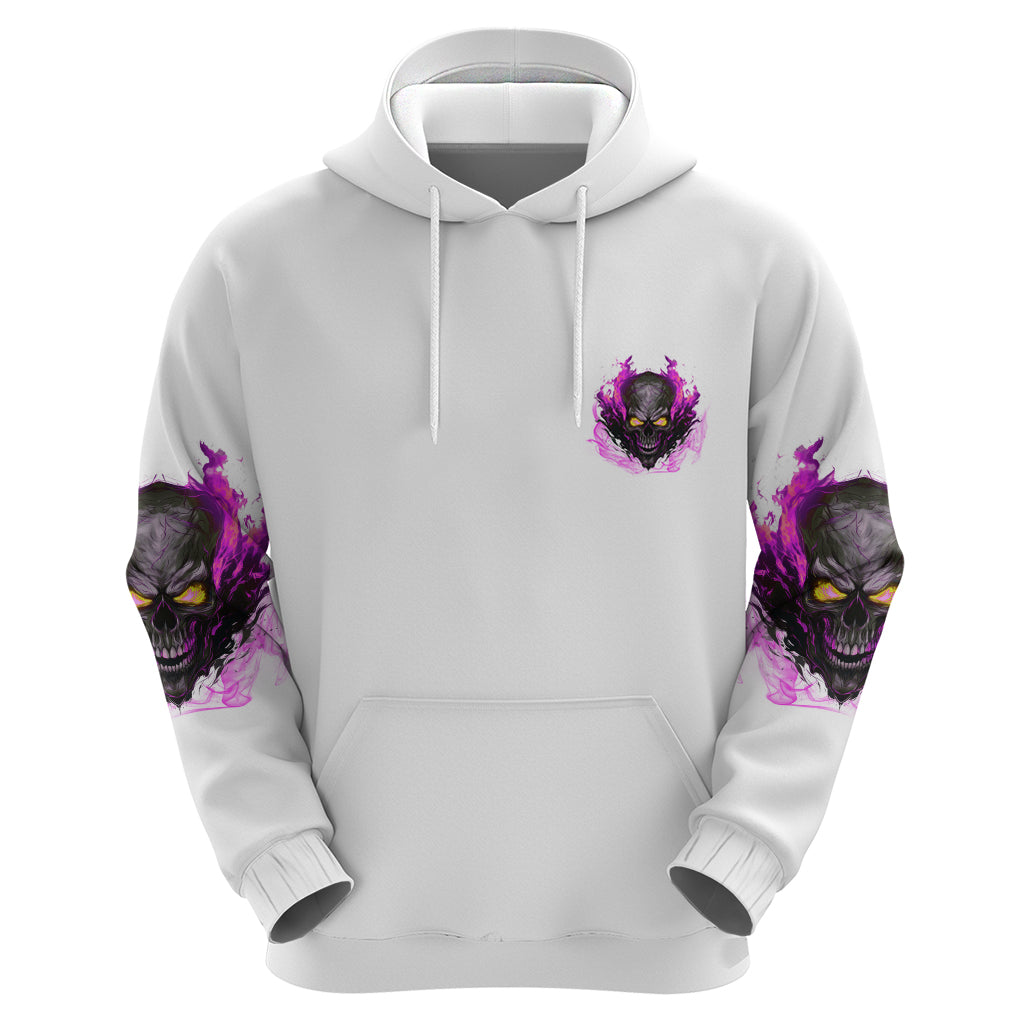 Walk Away Fire Eyes Skull Hoodie TS04