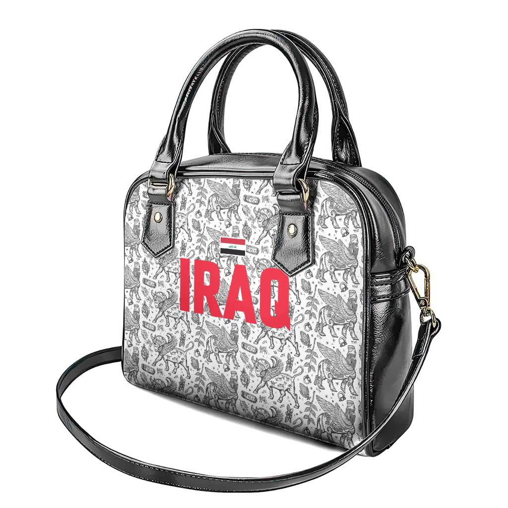 Iraq Ancient Mesopotamian Lamassu Shoulder Handbag with Mythical Motif Design TS04