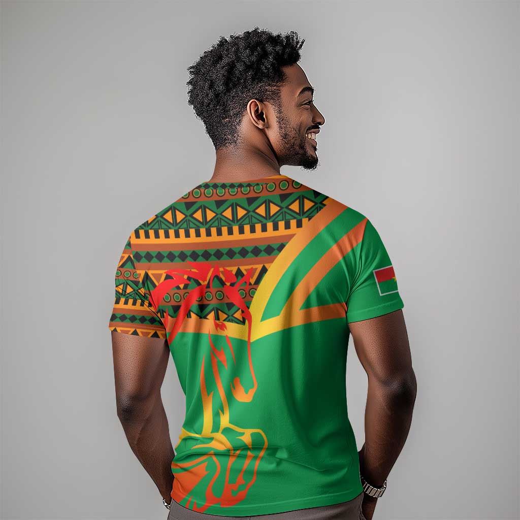 Burkina Faso Heritage T shirt Tribal Spears and National Emblem TS04