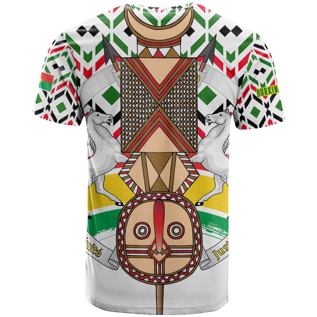 Burkina Faso T shirt Red Green Black Geometric TS04