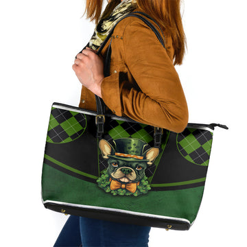 In My Veins Flows The Blood Of Irish Rebels Leather Tote Bag TS04