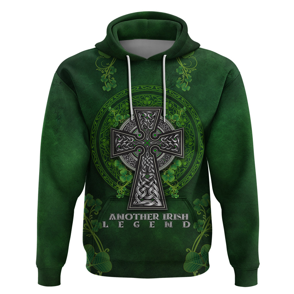 Irish Cross Mix With Shamrock Floral Hoodie TS04