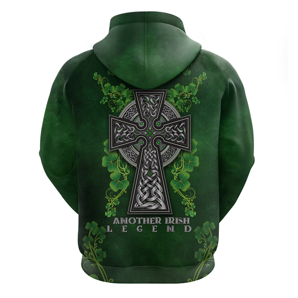 Irish Cross Mix With Shamrock Floral Hoodie TS04