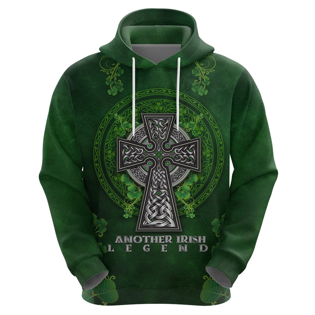 Irish Cross Mix With Shamrock Floral Hoodie TS04