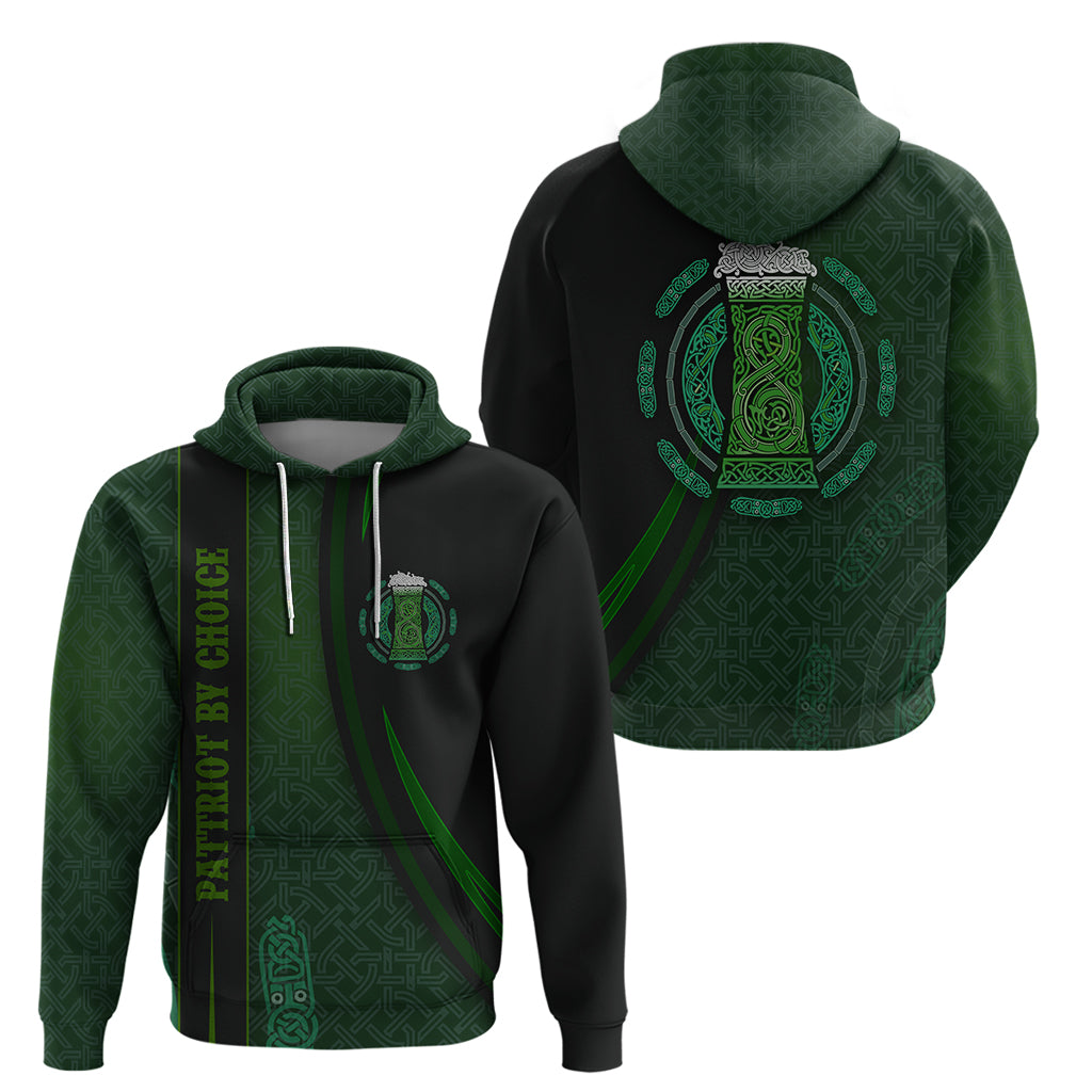 Beer Cup Pattern And Celtic Circle Green Hoodie TS04