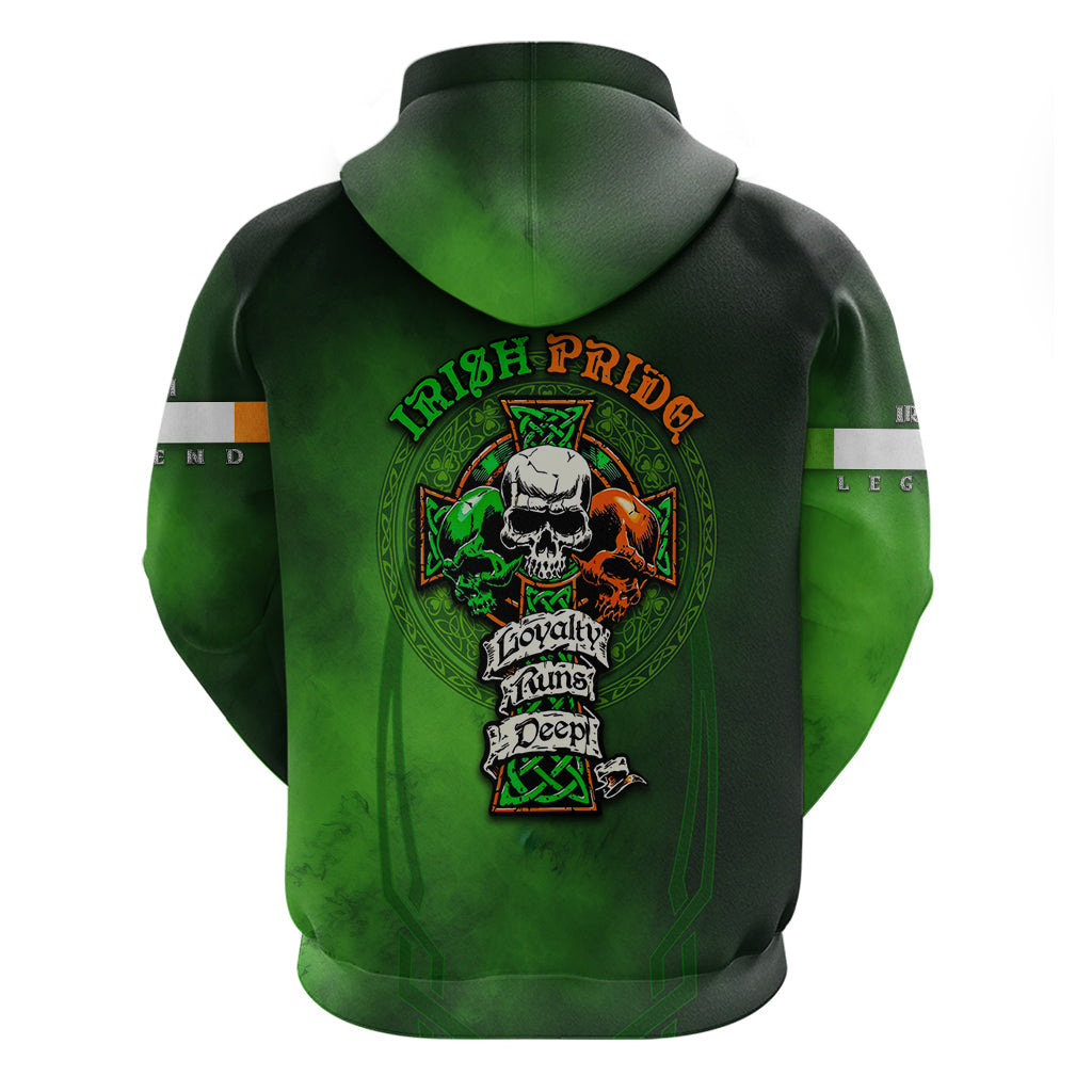 Irish Pride - Skull Cross Mix Hoodie TS04