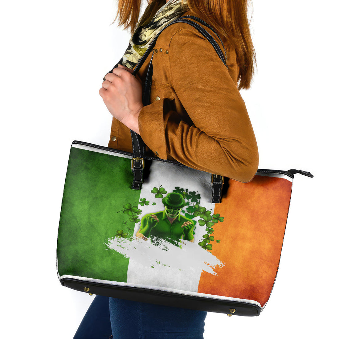 The Irish Man Leather Tote Bag TS04
