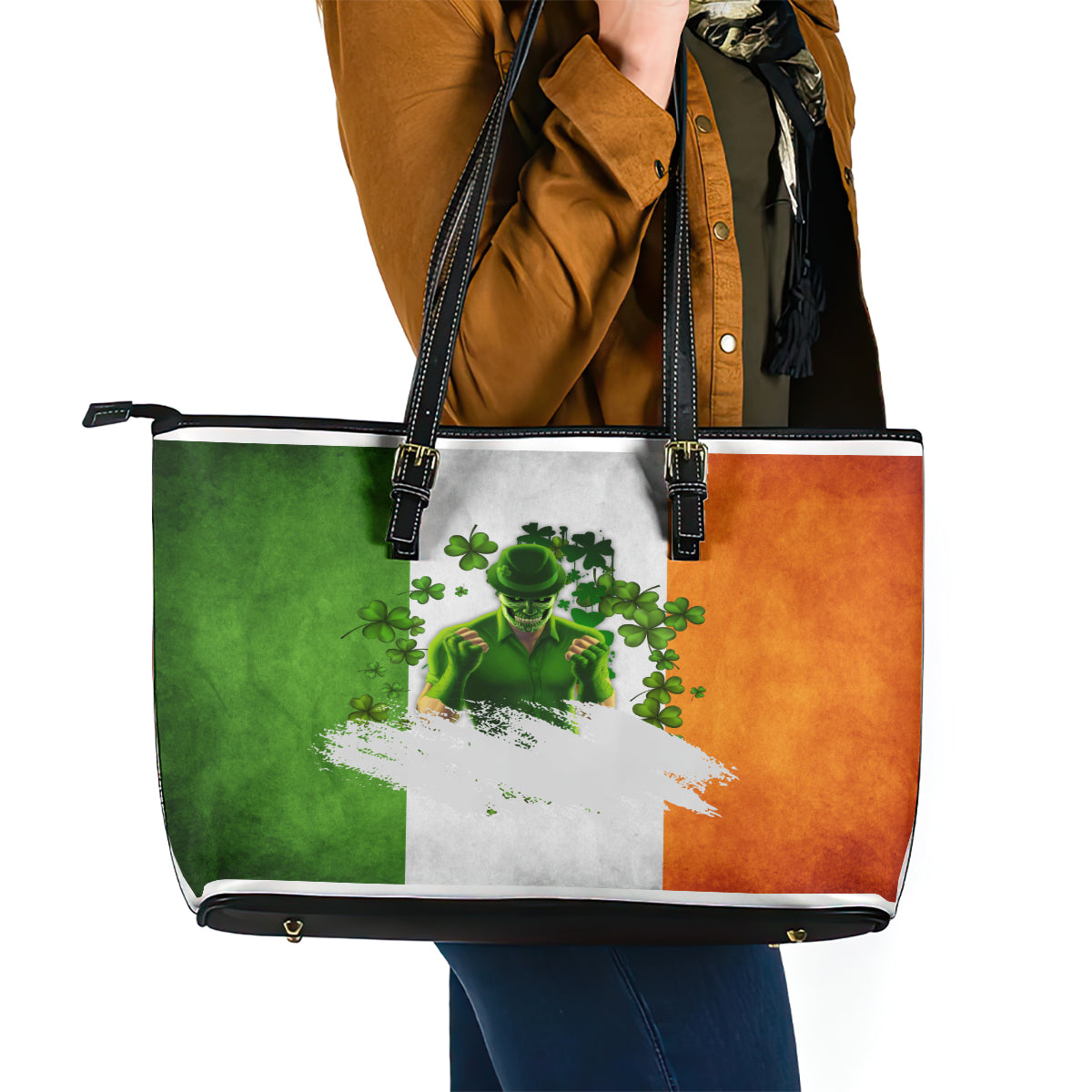 The Irish Man Leather Tote Bag TS04