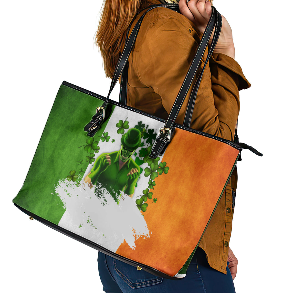 The Irish Man Leather Tote Bag TS04
