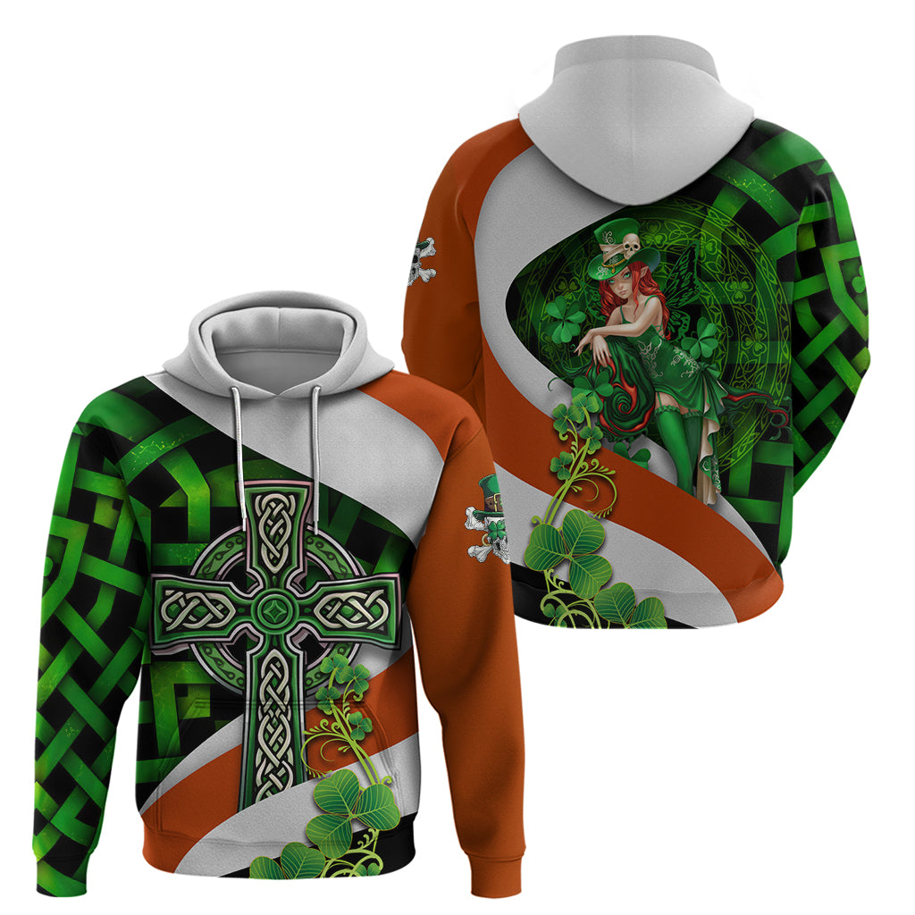 Patrick Day - Irish Cross - Lucky Girl Hoodie TS04