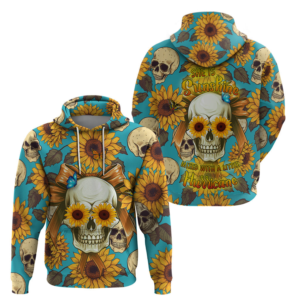 She Is Sunshine Mixed With A Little Hurricane Hoodie TS04