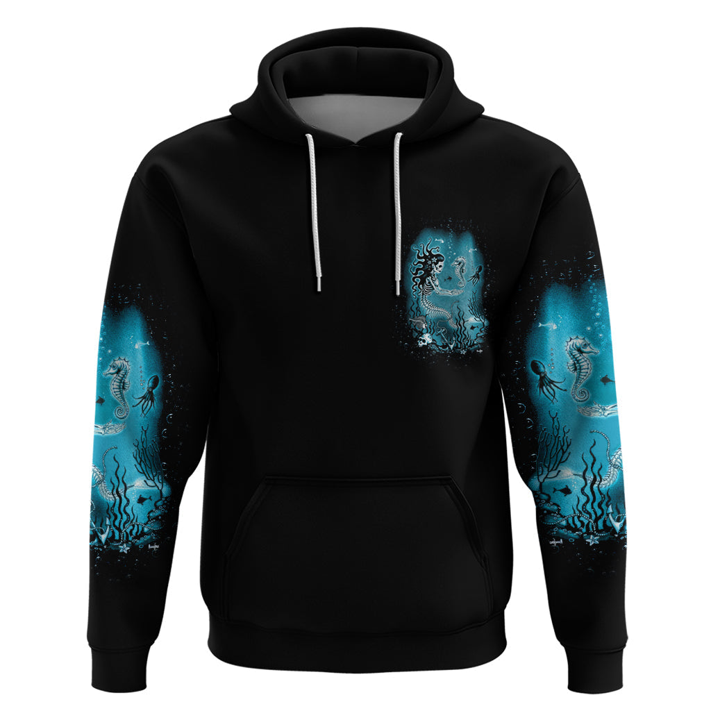 Salty Witch Mermaid Halloween Hoodie TS04