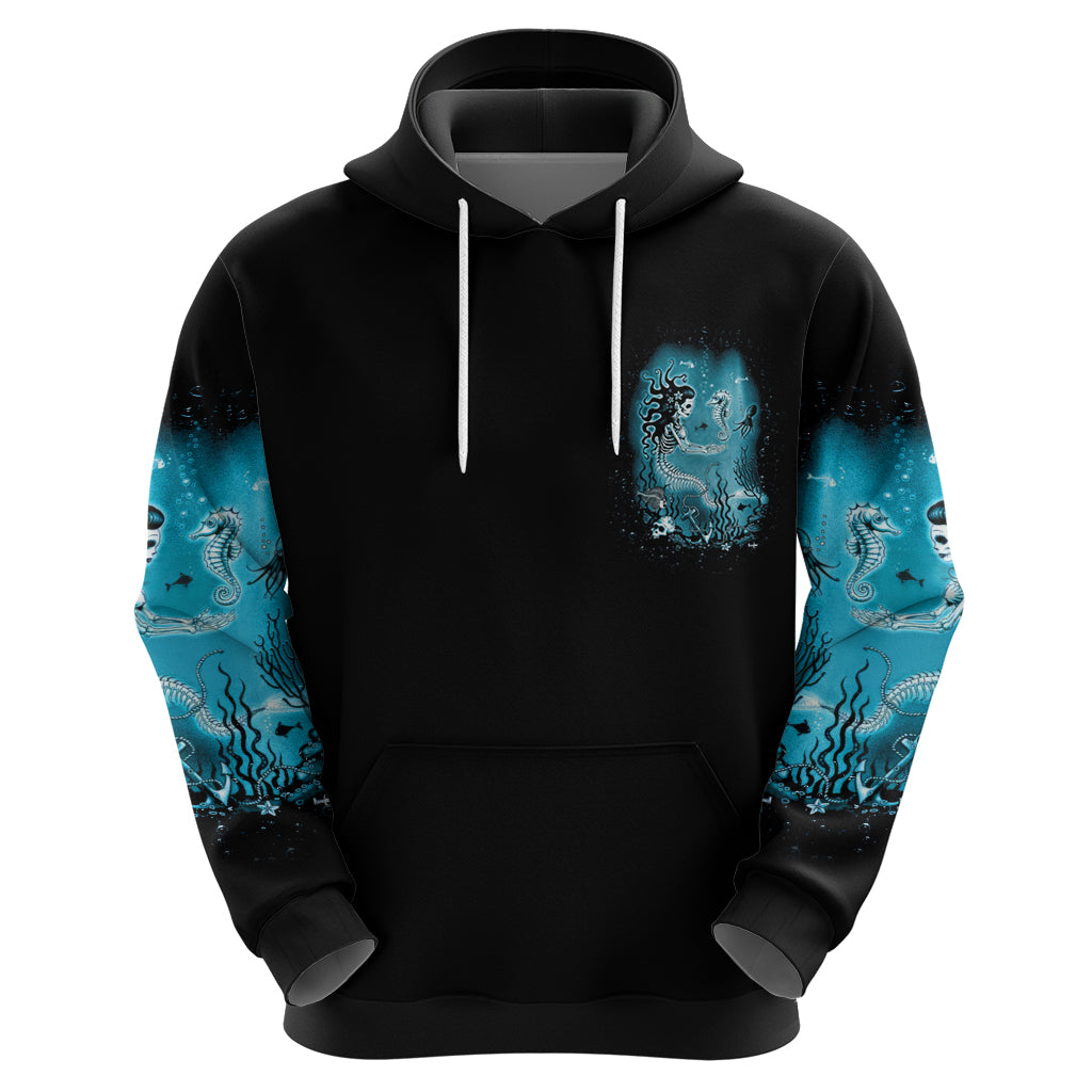 Salty Witch Mermaid Halloween Hoodie TS04