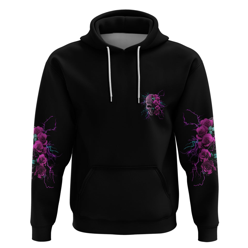 Underestimate Me Rose Skull Hoodie TS04