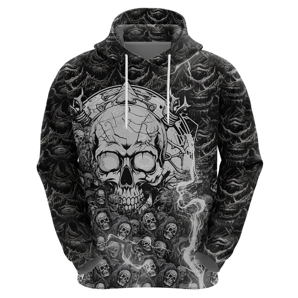 Skull Hoodie Your Demons Hide Under Your Bed Mine Hide Inside My Head TS04