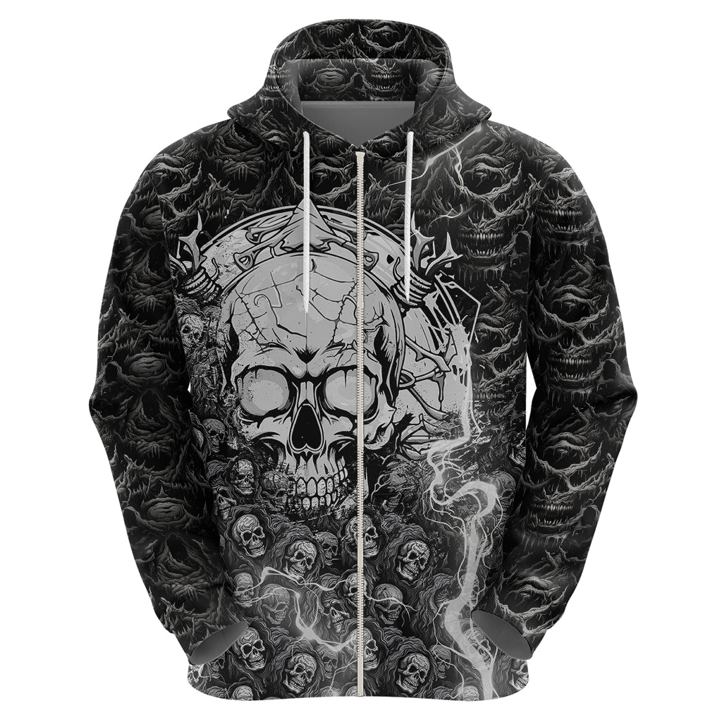 Skull Hoodie Your Demons Hide Under Your Bed Mine Hide Inside My Head TS04