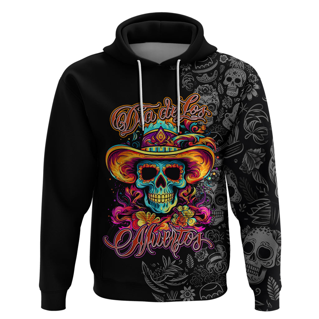 Day Of The Dead Sugar Skull Hoodie Dia De Los Murtos TS04