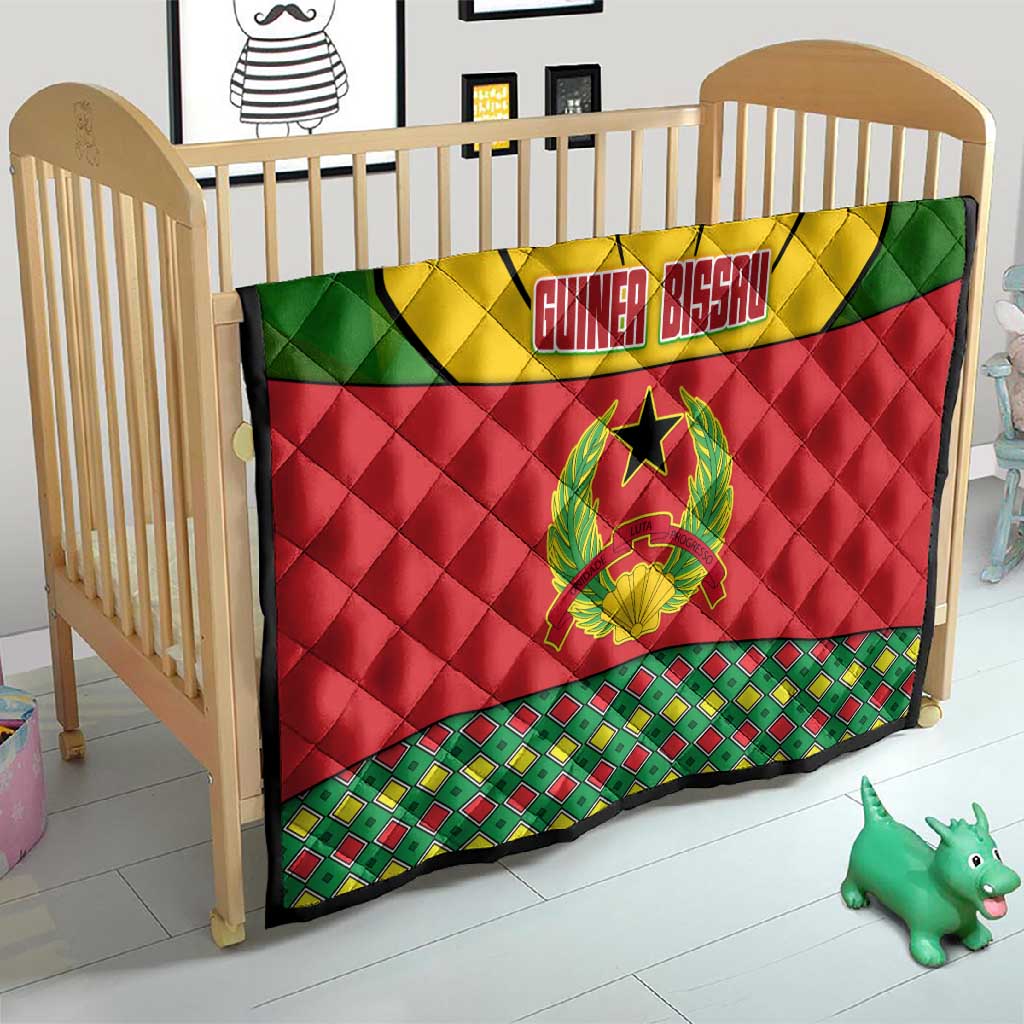 Guinea Bissau Quilt Red Yellow Green Geometric TS04