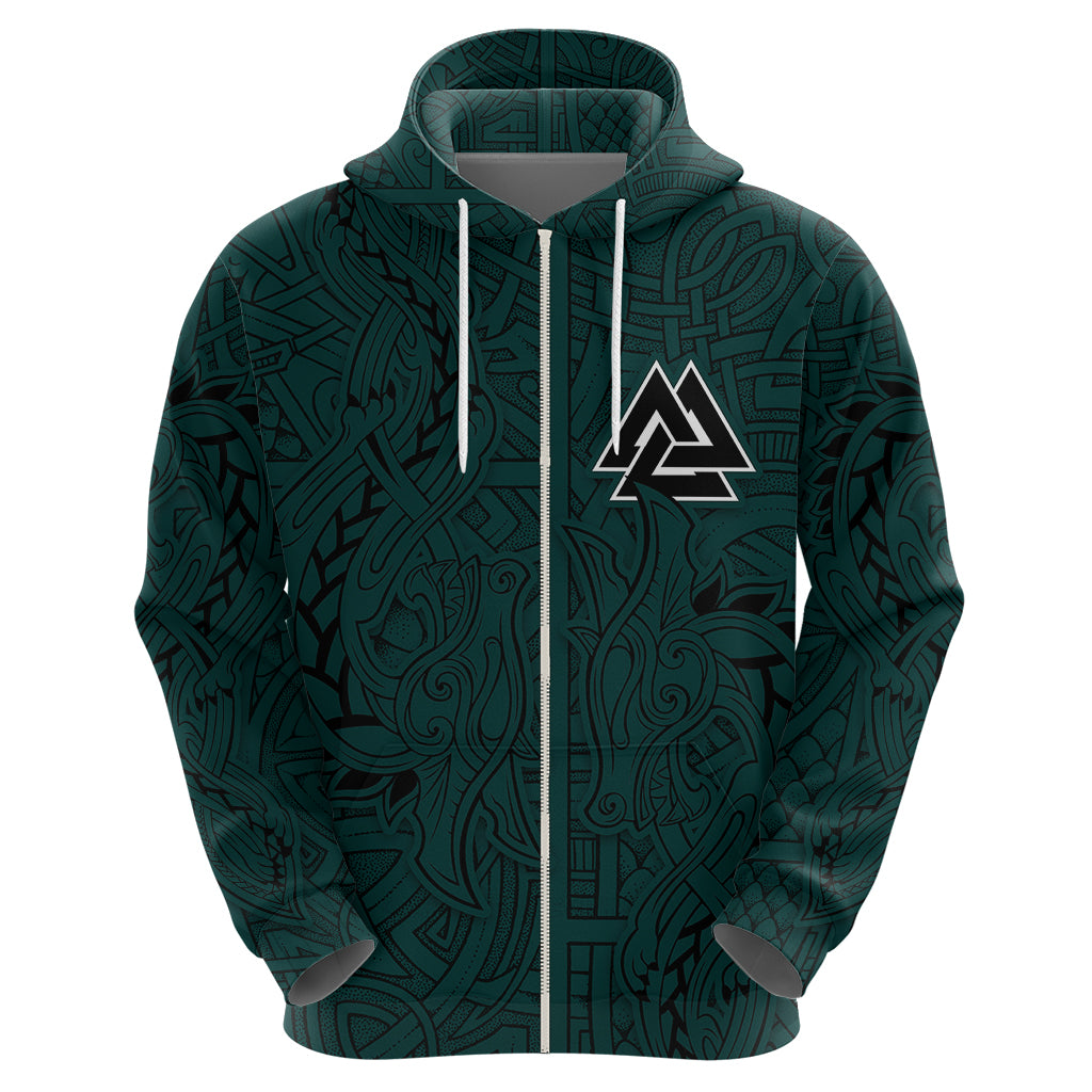Viking Hoodie Ravens - Hugin And Munin TS04