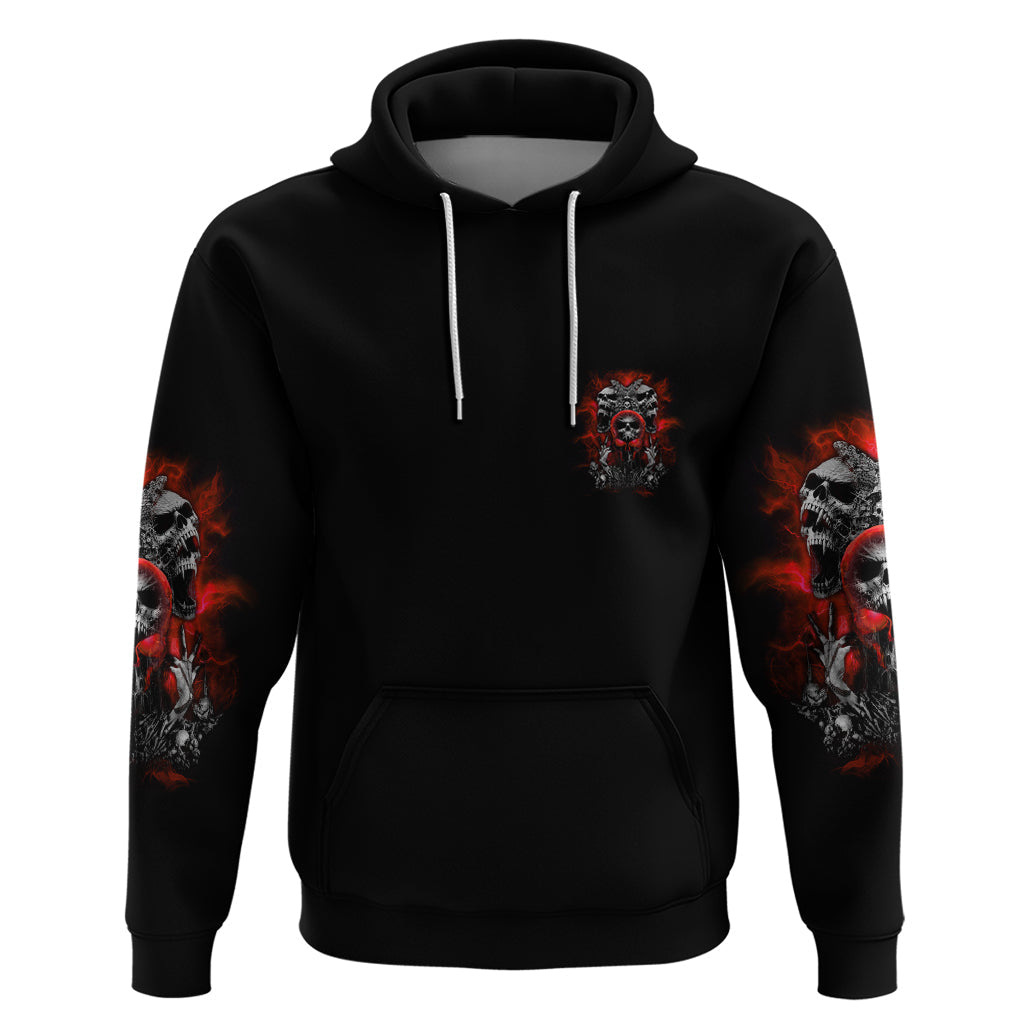Walk Away I Have Anger Issues Skull Hoodie TS04