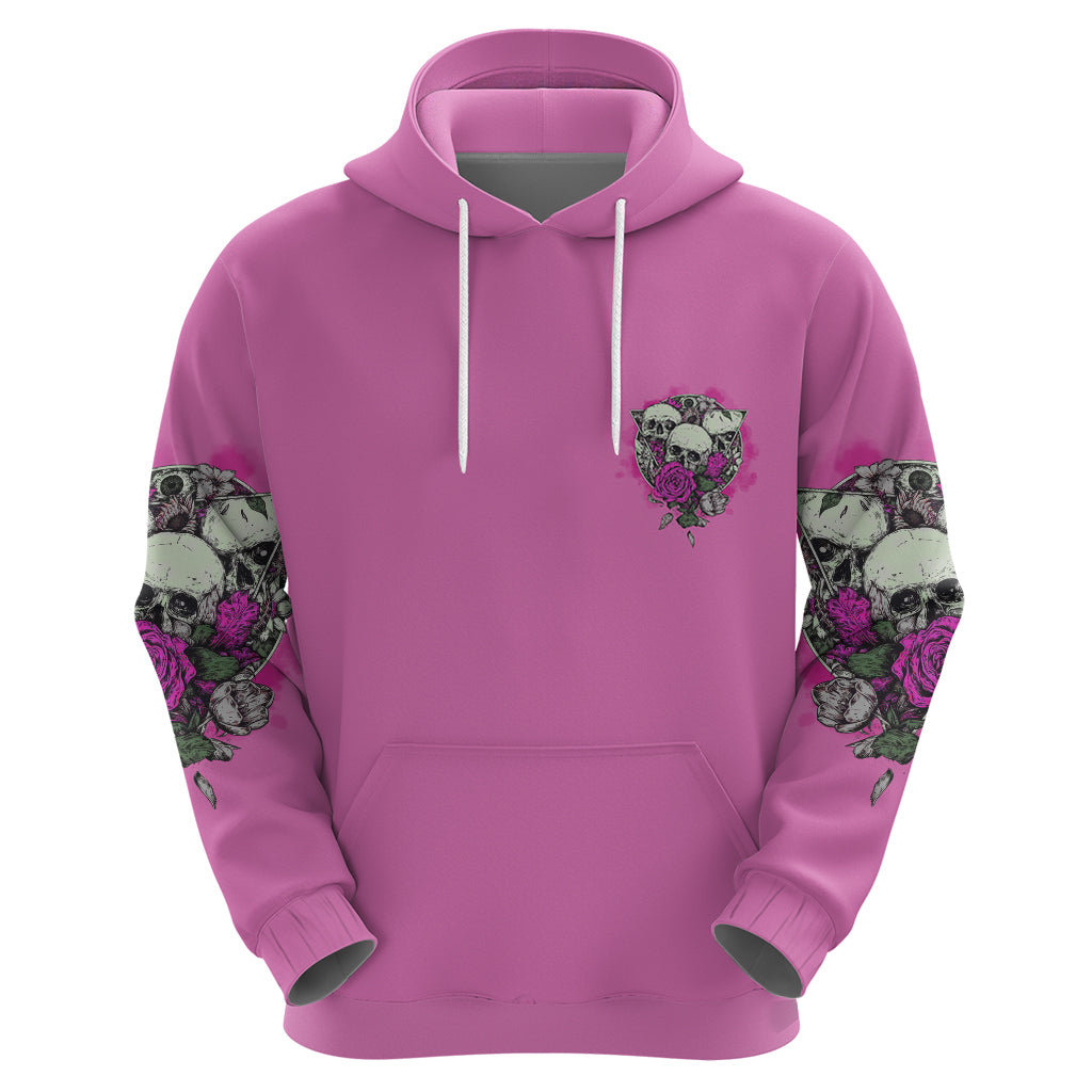Stuck Between Idk Idc And IDGAF Pink Hoodie TS04