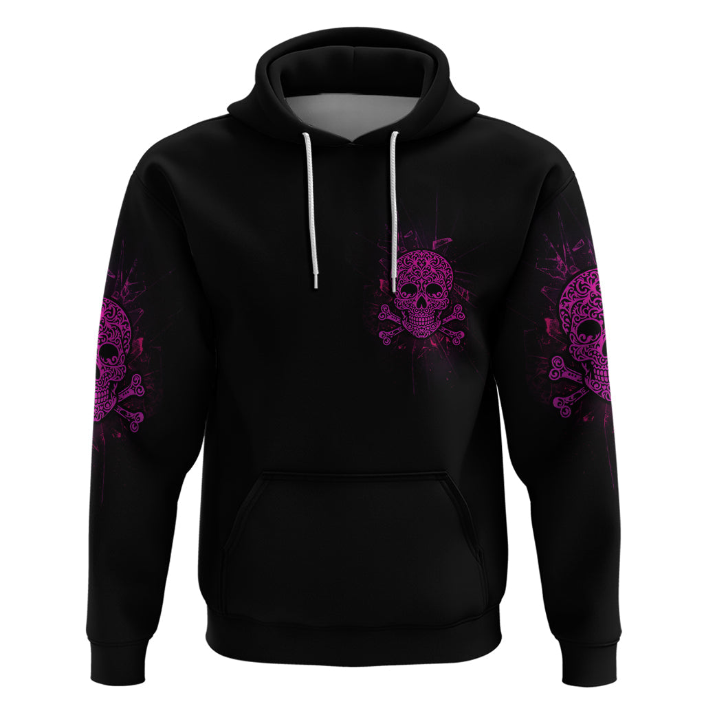 Can You See The F You Skull Rose Hoodie TS04