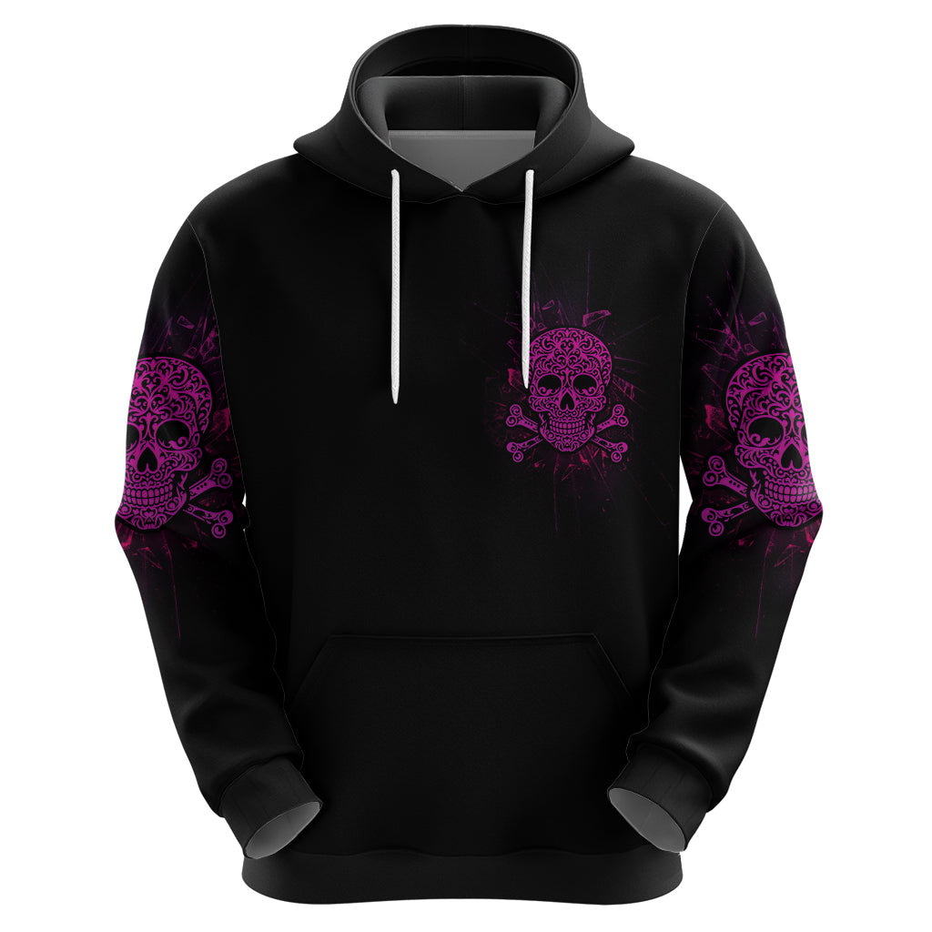 Can You See The F You Skull Rose Hoodie TS04
