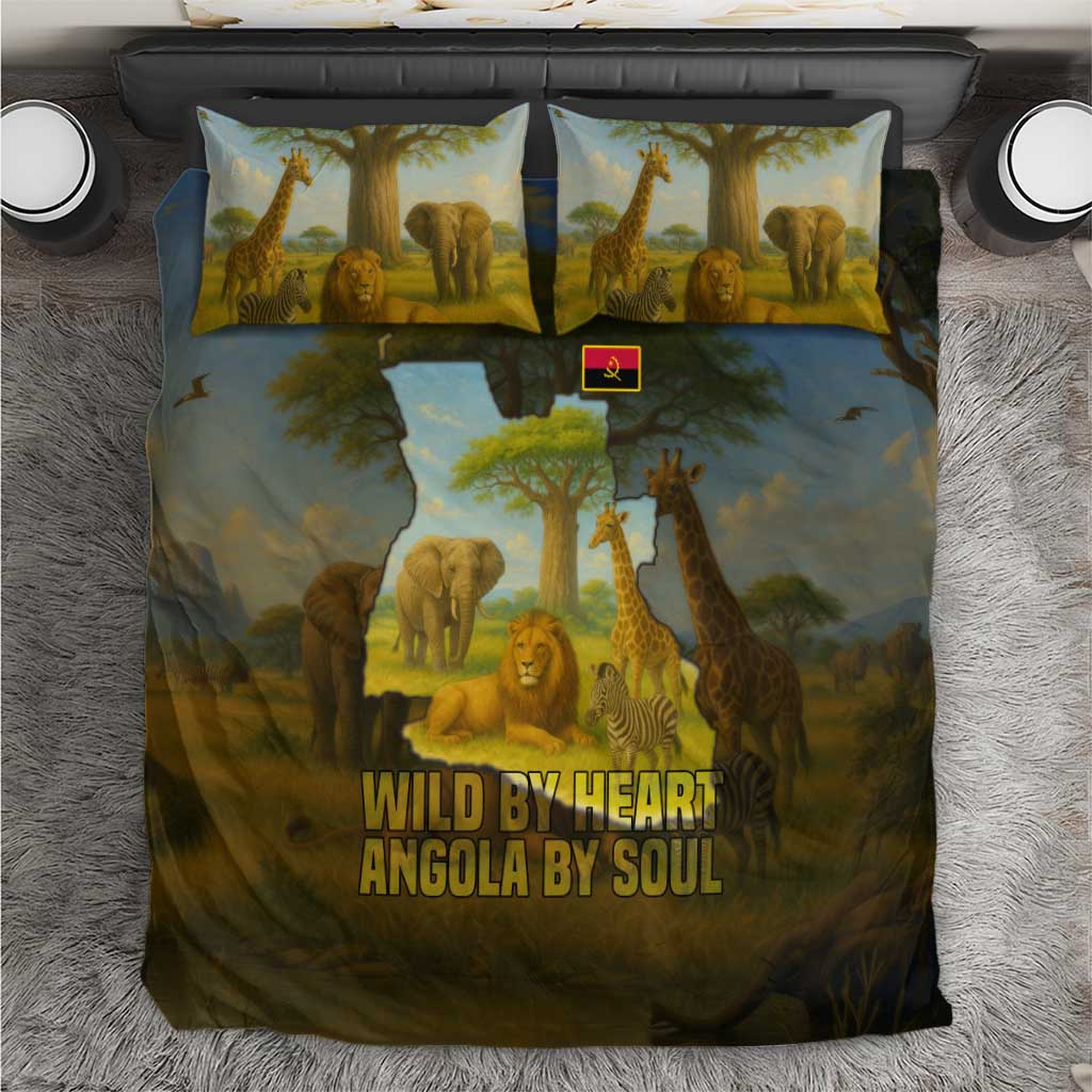 Angola Bedding Set Savannah Wildlife and African Animal TS04