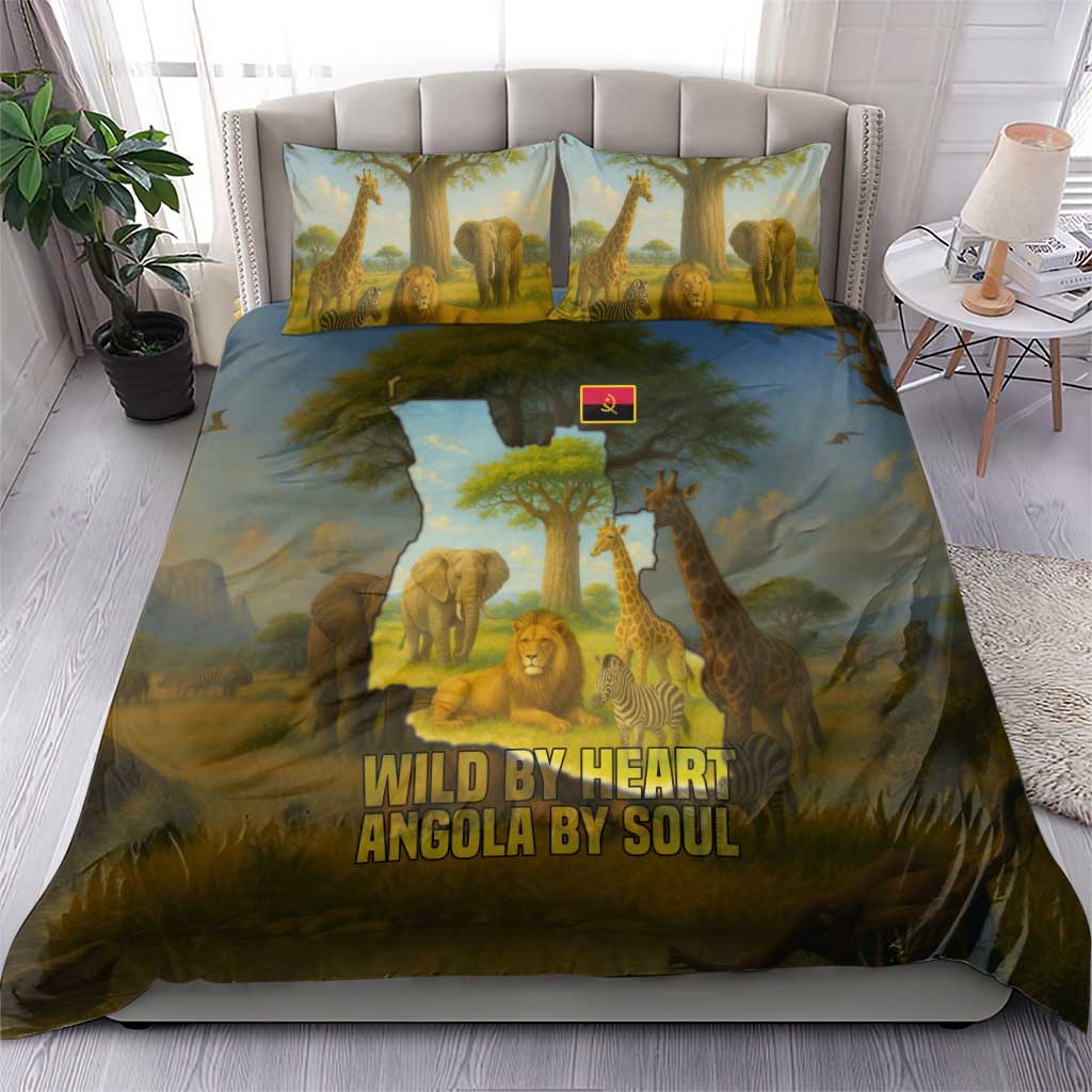 Angola Bedding Set Savannah Wildlife and African Animal TS04