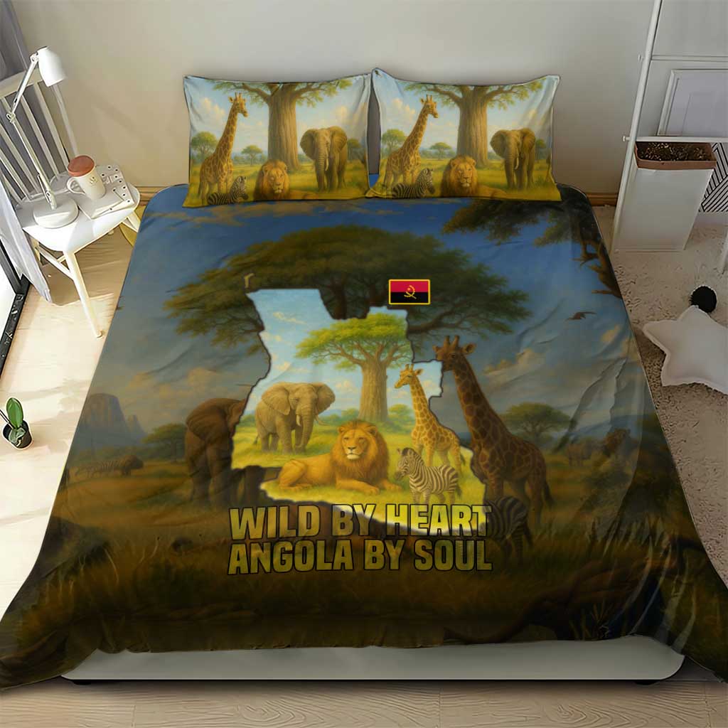 Angola Bedding Set Savannah Wildlife and African Animal TS04