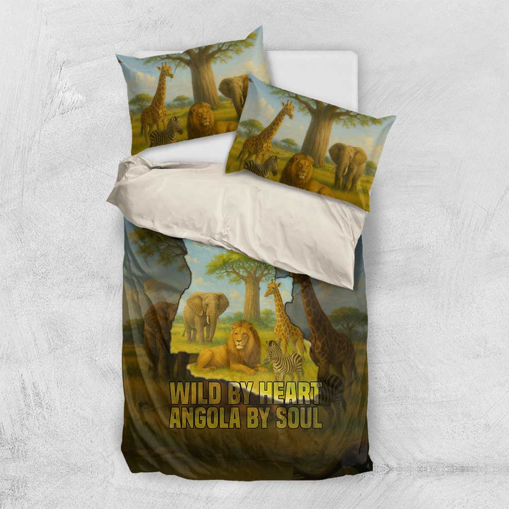 Angola Bedding Set Savannah Wildlife and African Animal TS04