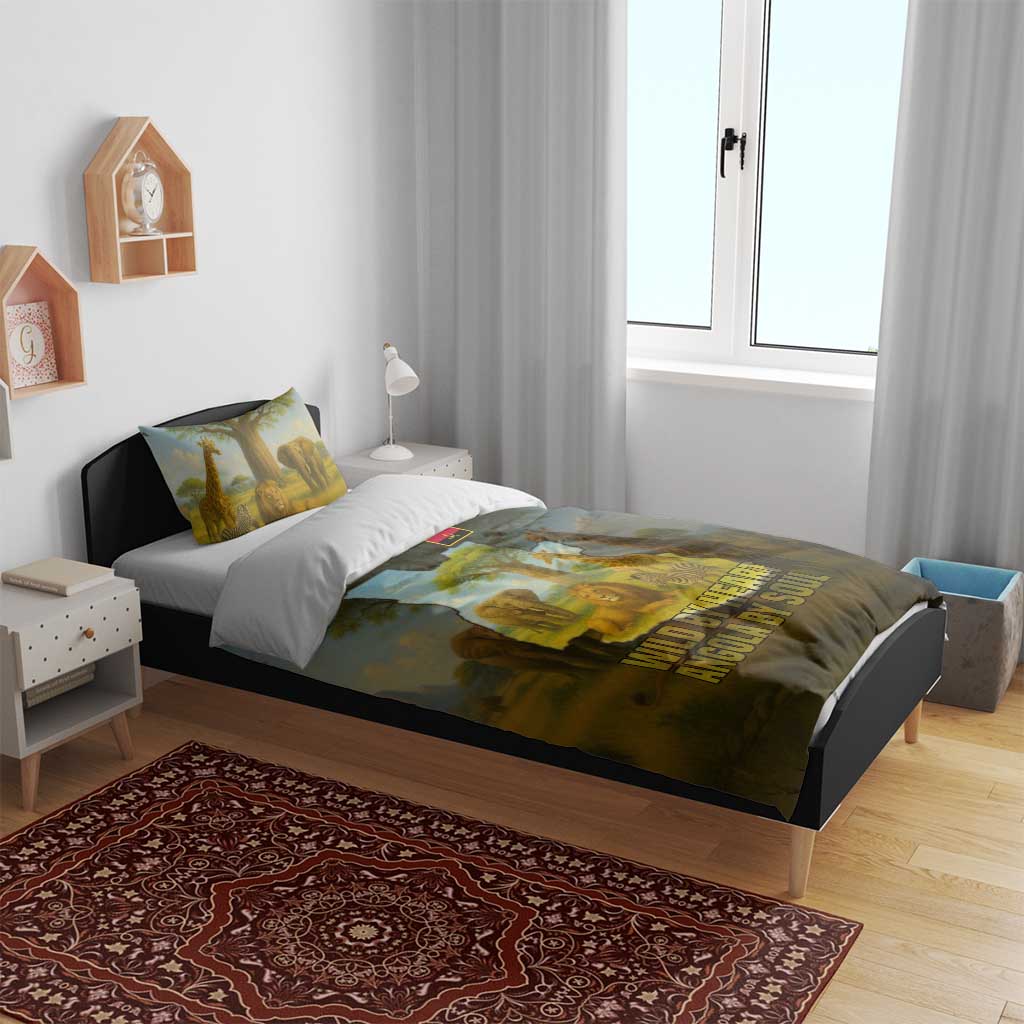 Angola Bedding Set Savannah Wildlife and African Animal TS04