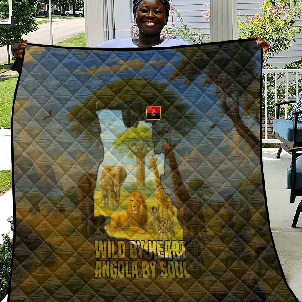 Angola Quilt Savannah Wildlife and African Animal TS04
