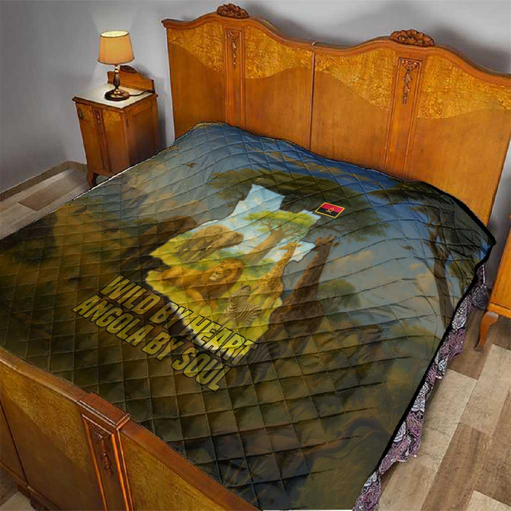 Angola Quilt Savannah Wildlife and African Animal TS04