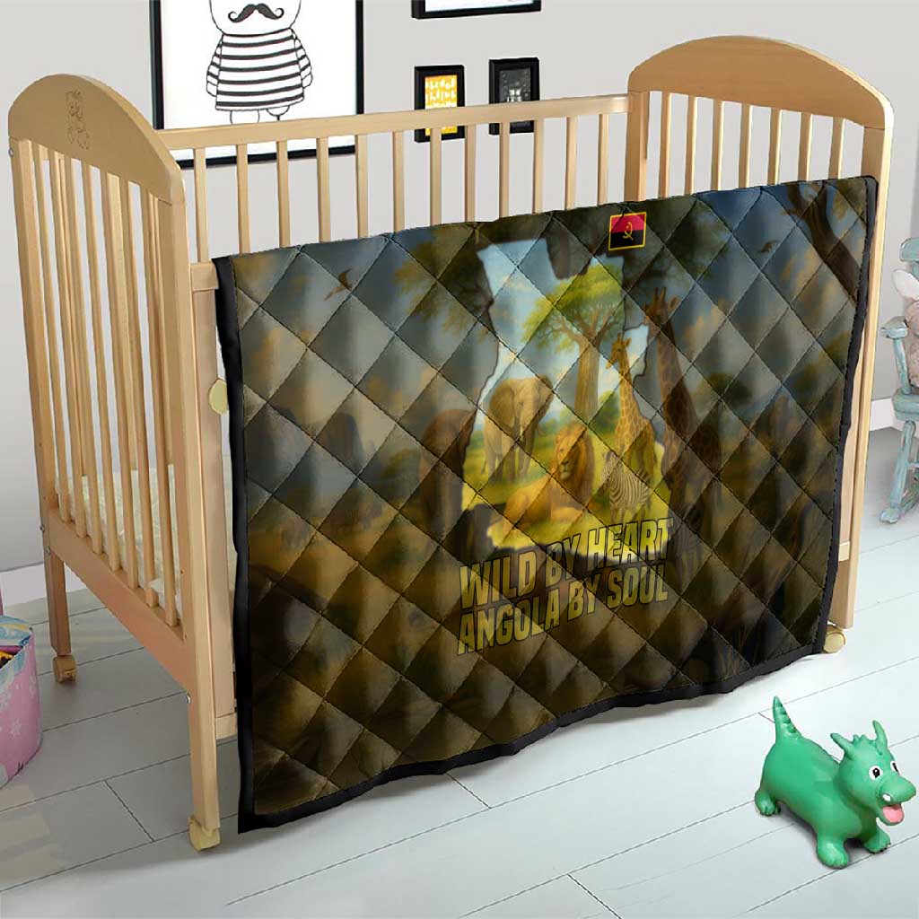 Angola Quilt Savannah Wildlife and African Animal TS04