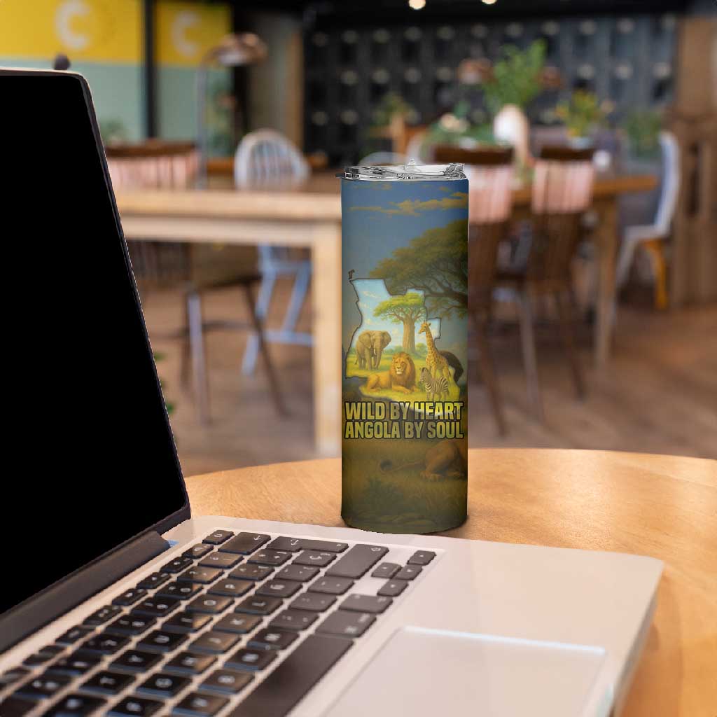 Angola Skinny Tumbler Savannah Wildlife and African Animal TS04