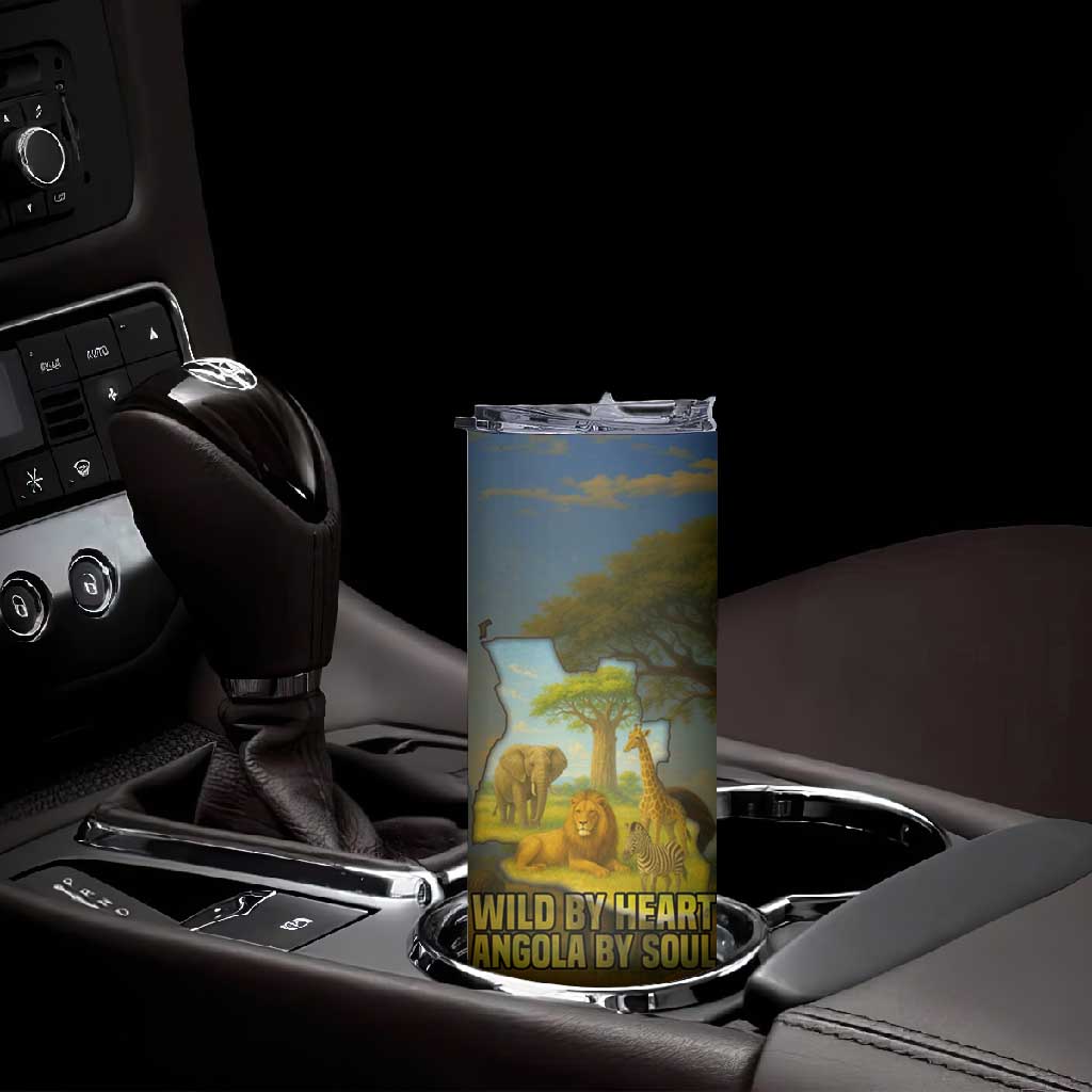 Angola Skinny Tumbler Savannah Wildlife and African Animal TS04