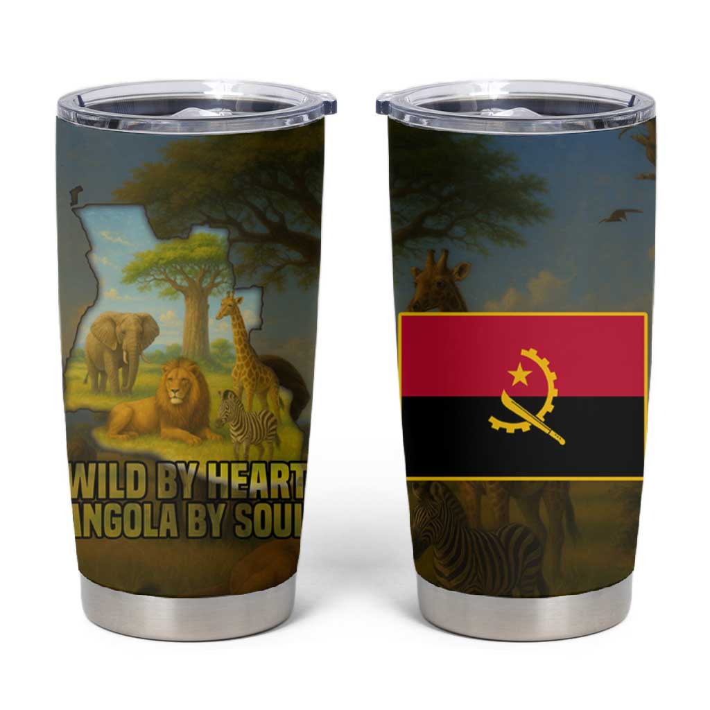 Angola Tumbler Cup Savannah Wildlife and African Animal TS04