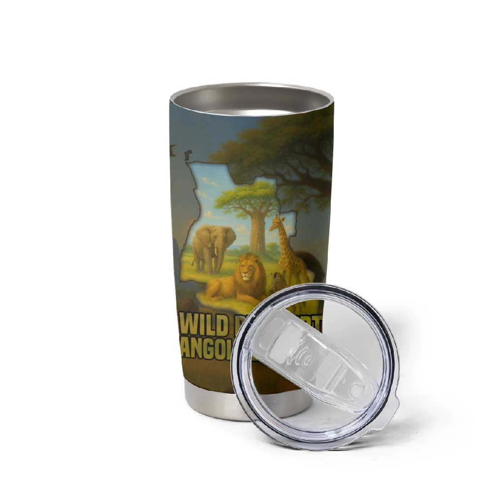 Angola Tumbler Cup Savannah Wildlife and African Animal TS04
