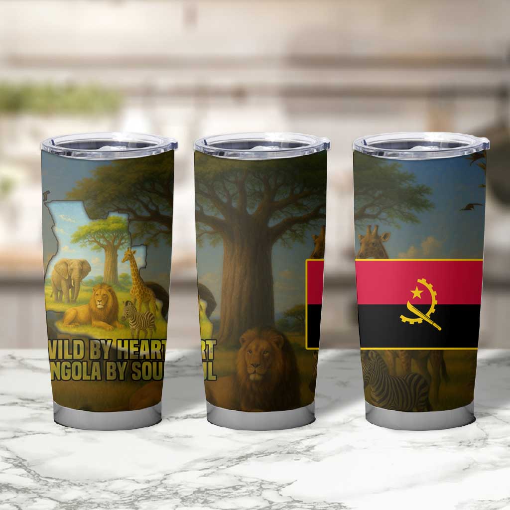 Angola Tumbler Cup Savannah Wildlife and African Animal TS04