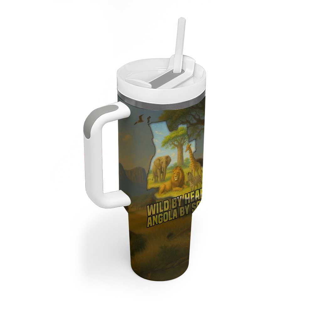 Angola Tumbler With Handle Savannah Wildlife and African Animal TS04