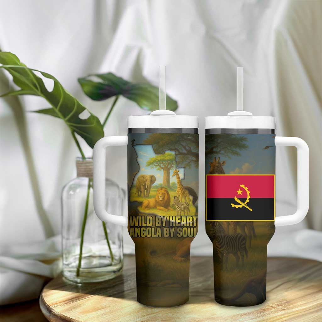 Angola Tumbler With Handle Savannah Wildlife and African Animal TS04