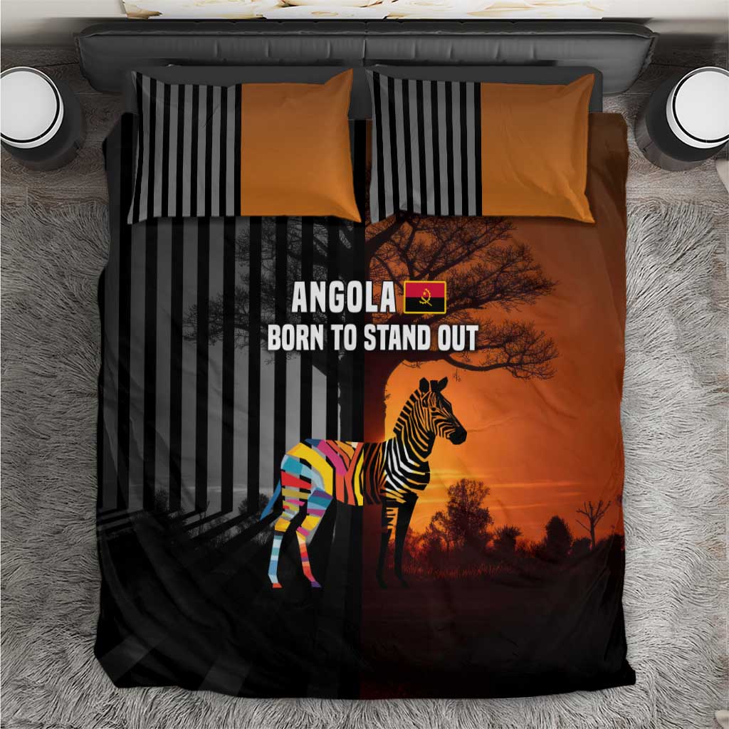 Angola Bedding Set Sunset Zebra Design and African Nature TS04