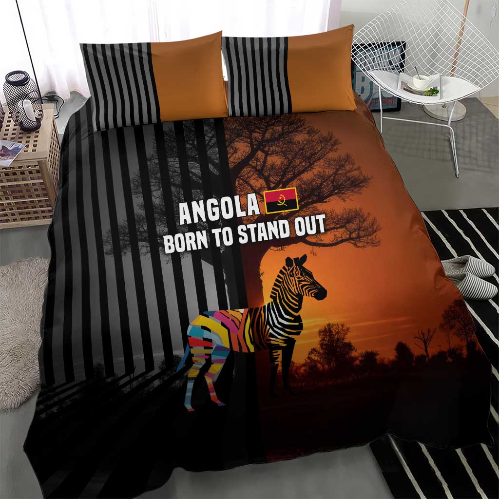 Angola Bedding Set Sunset Zebra Design and African Nature TS04