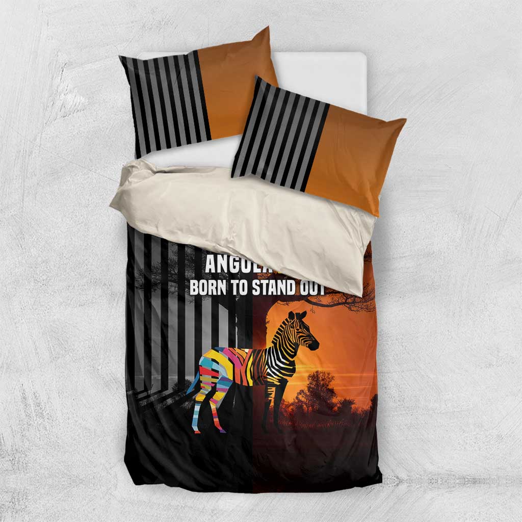 Angola Bedding Set Sunset Zebra Design and African Nature TS04
